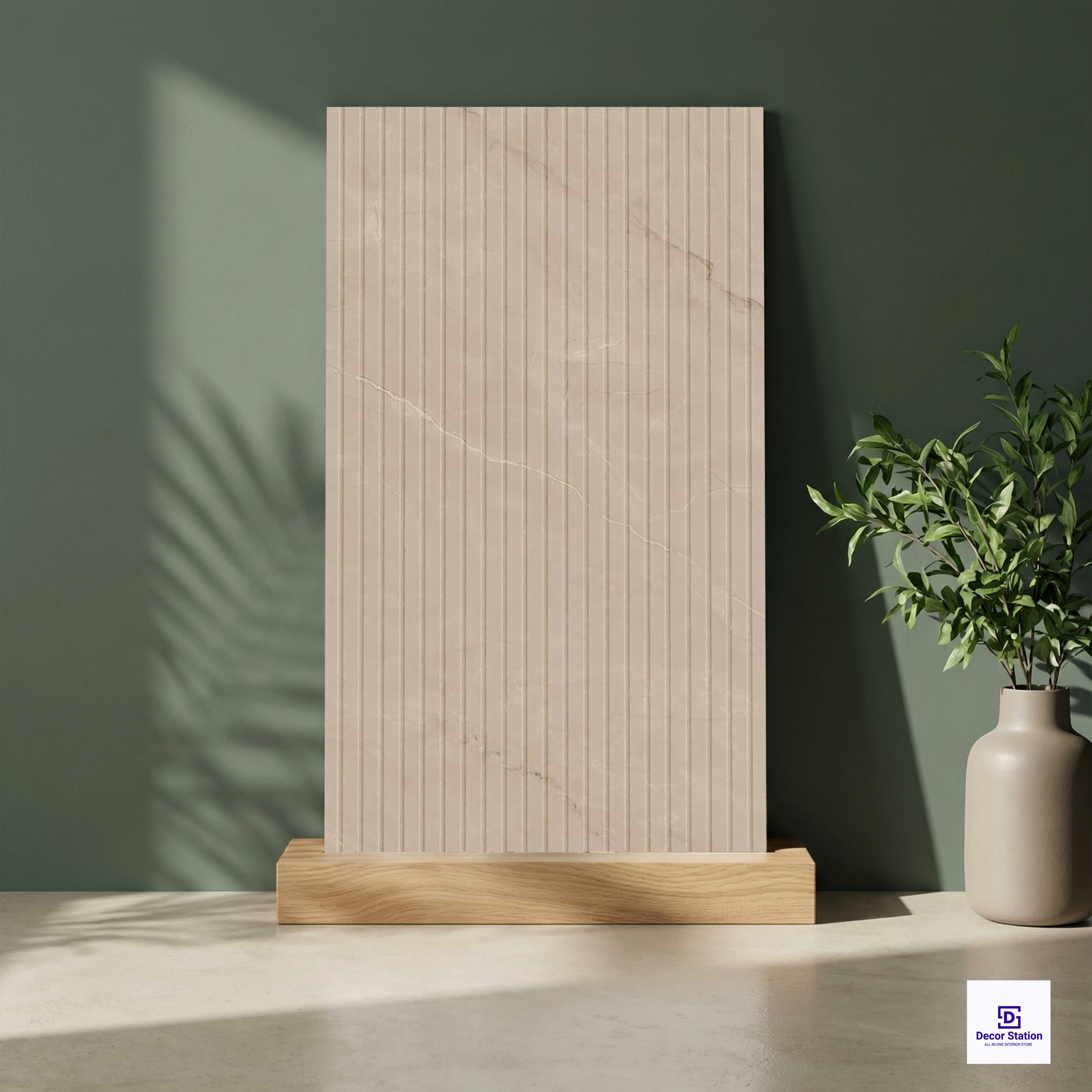 Austin Almond Stripp Marble Look Carving Matt Porcelain 2x4 ft 8.5mm tile | TL-53999-A