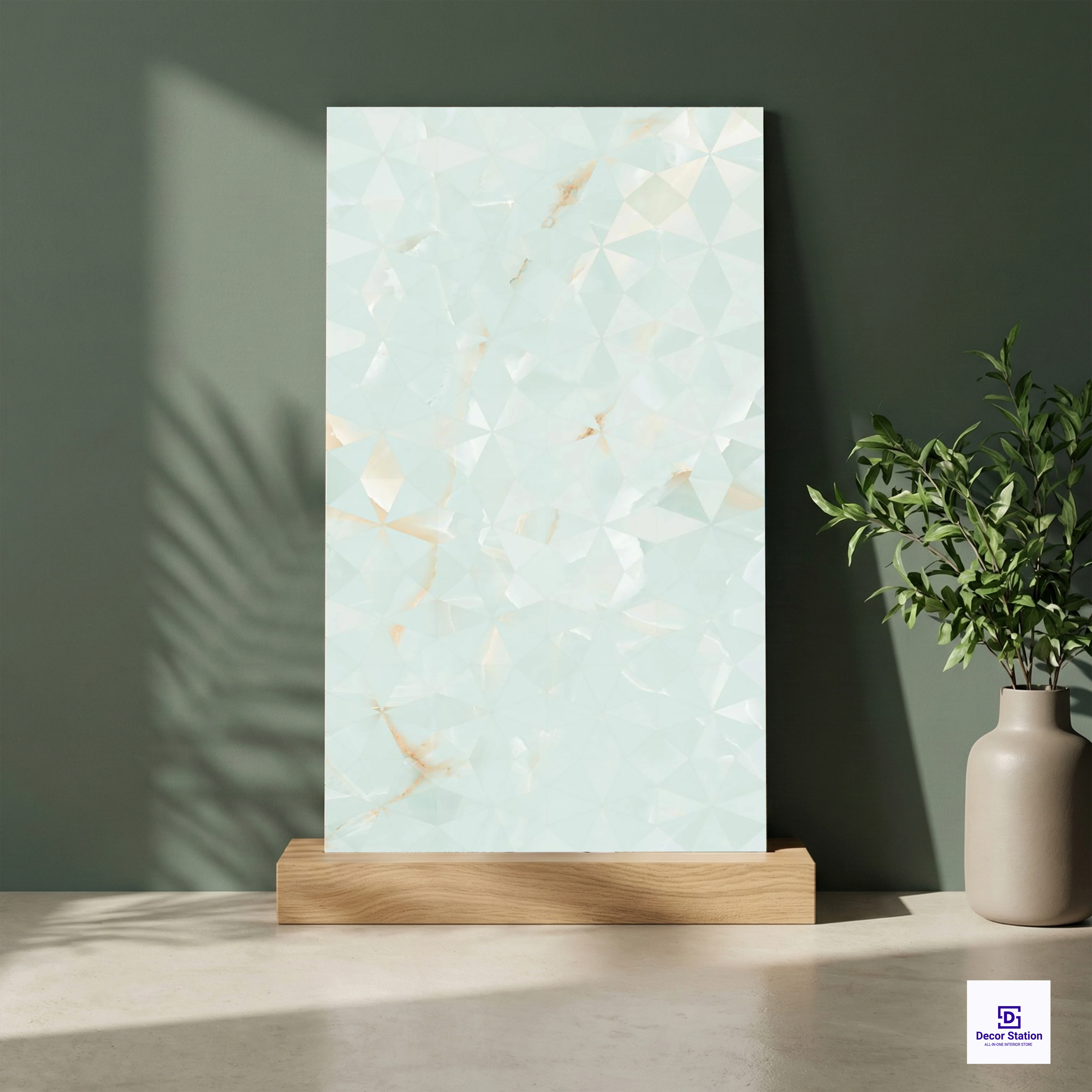 Decor Royal Onyx Olive Onyx Look Carving Matt Porcelain 2x4 ft 8.5mm tile | TL-54017-C