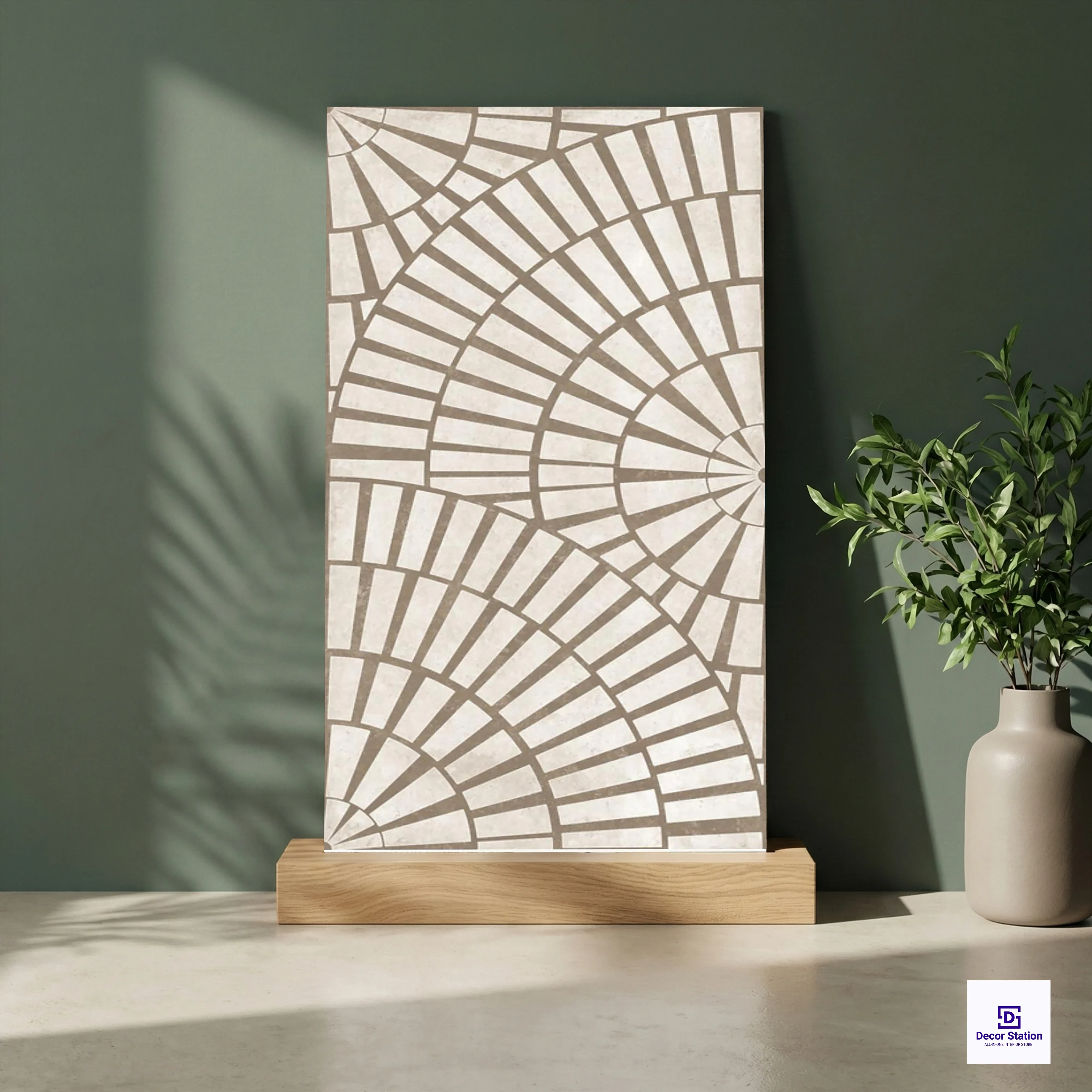 Cement Bricks Brown Pattern Matt Vitrified 2x4 ft 9mm tile | TL-54065-A