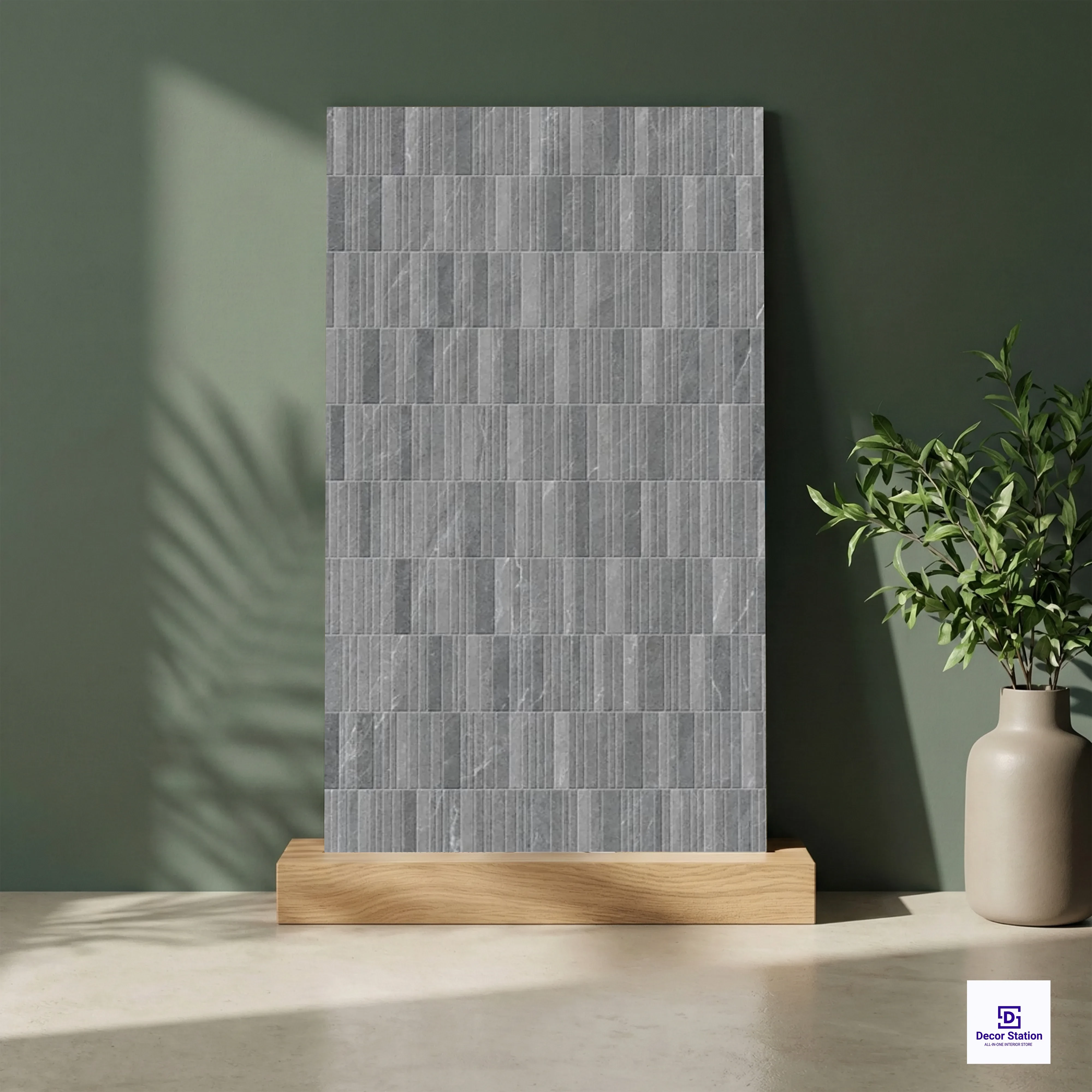 Griffe Nero Decor Pattern Matt Vitrified 2x4 ft 9mm tile | TL-54095-A