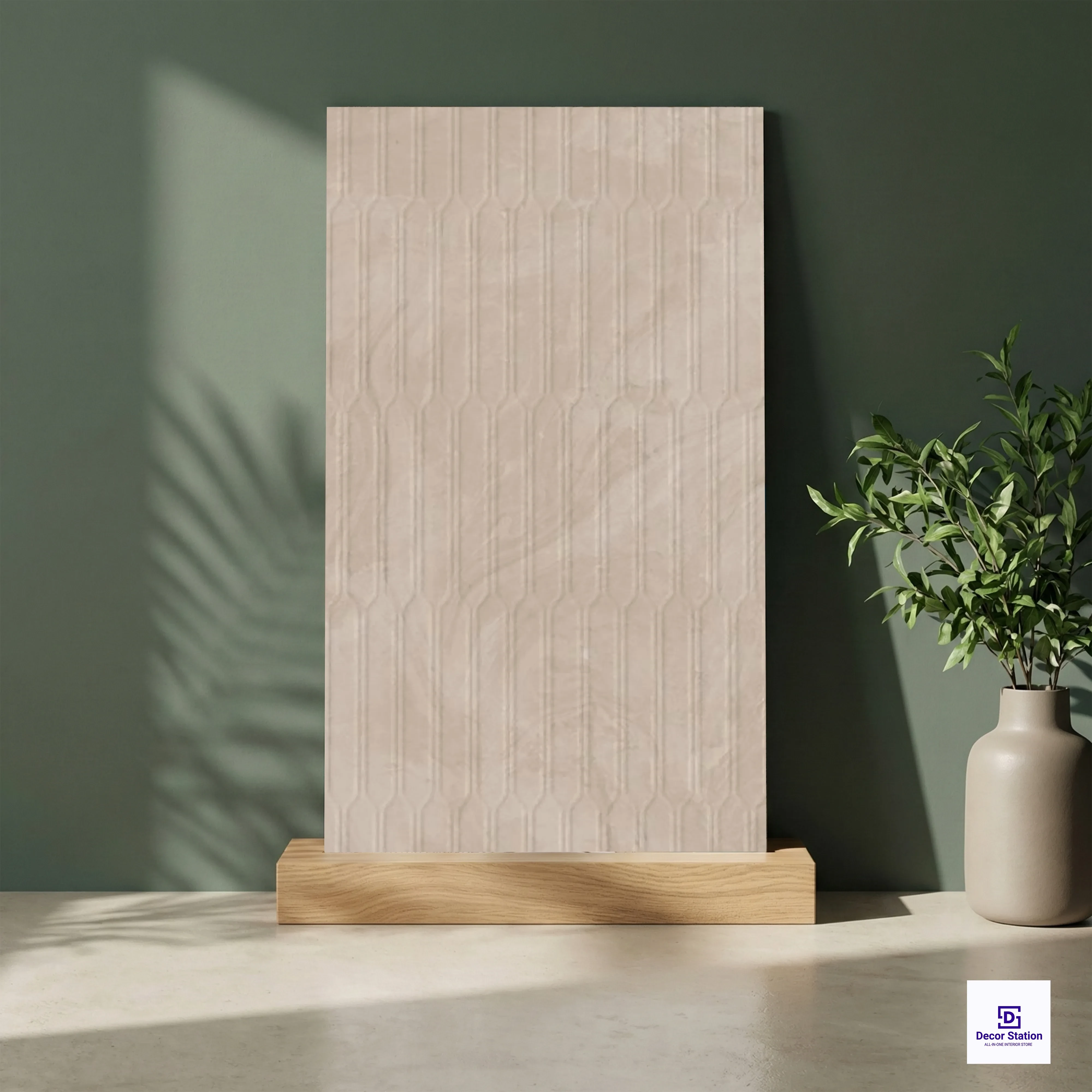 Porto Brown Decor Pattern Matt Vitrified 2x4 ft 9mm tile | TL-54100-A