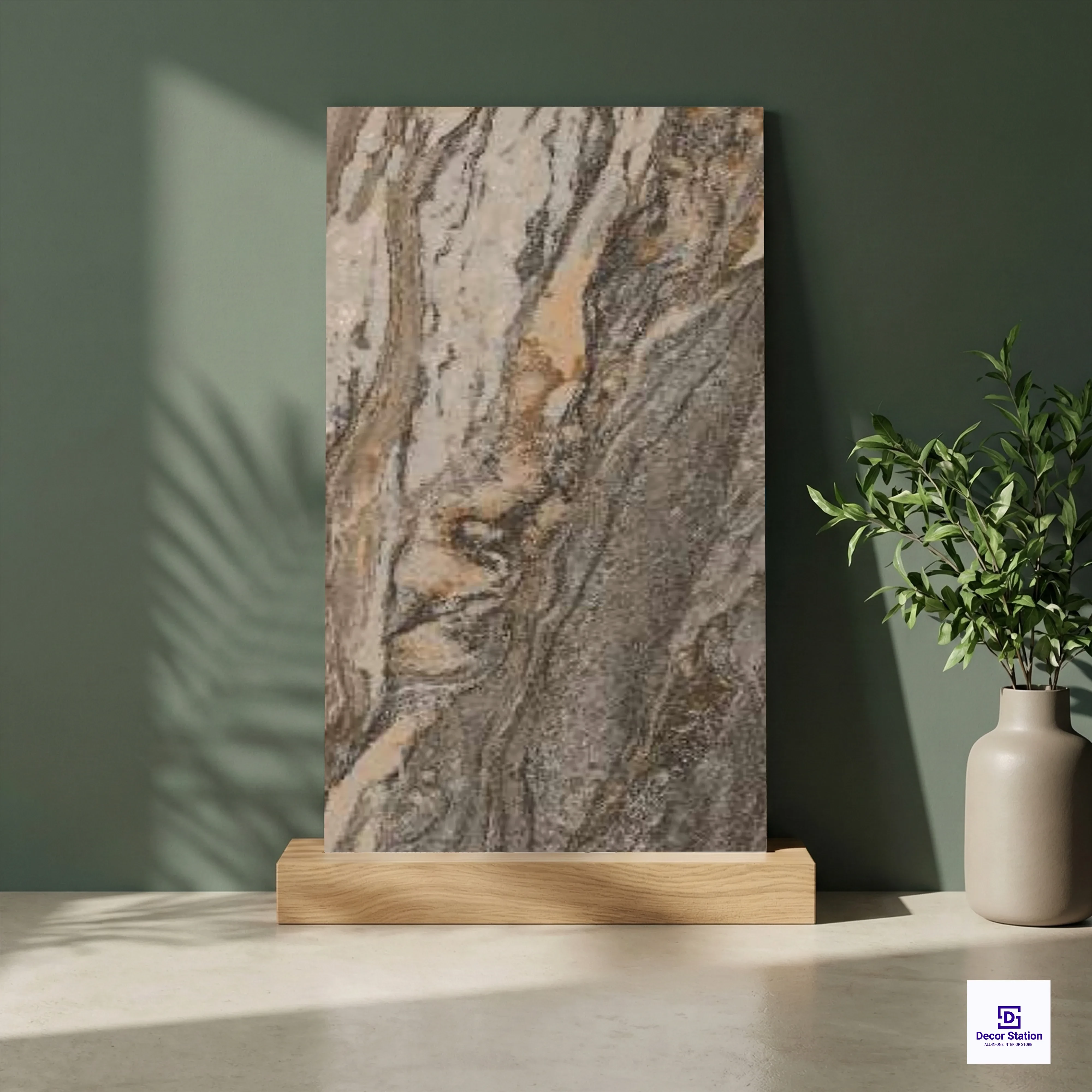 Icero Beige Marble Look Matt Vitrified 2x4 ft 9mm tile | TL-54109-A