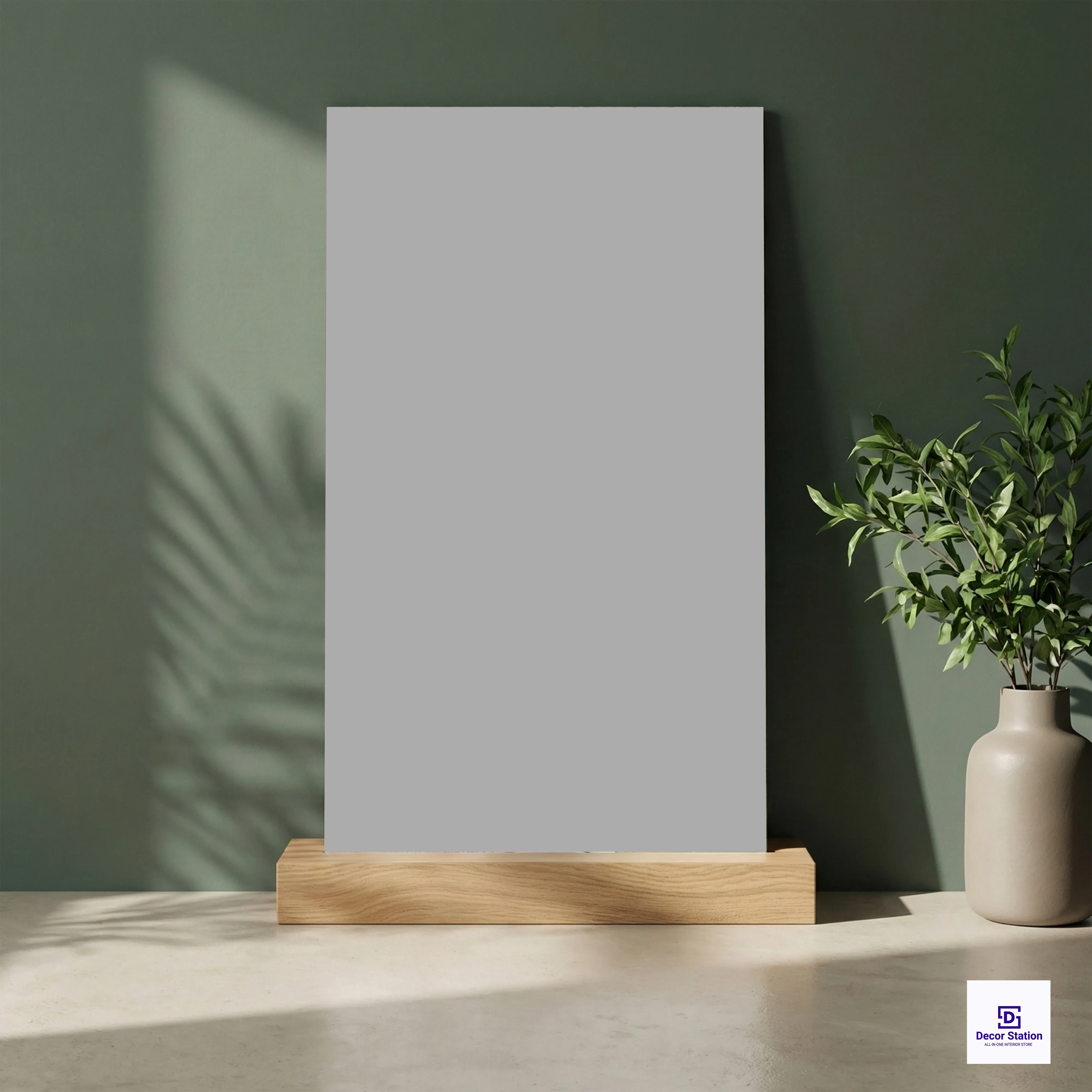 Photoframe Grey Base Plain Matt Vitrified 2x4 ft 9mm tile | TL-54111-D
