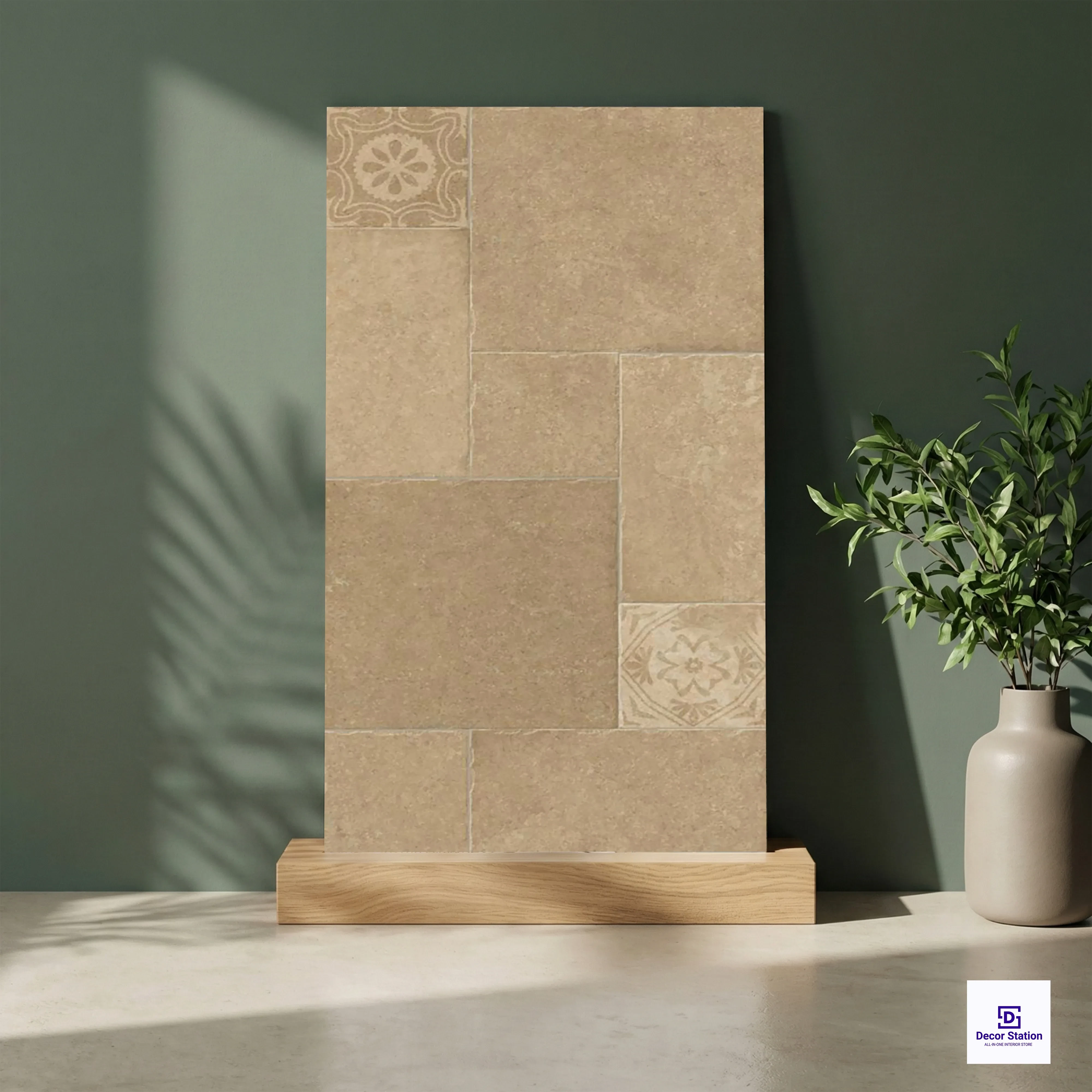 Pomposa Sand Pattern Matt Vitrified 2x4 ft 9mm tile | TL-54122-B