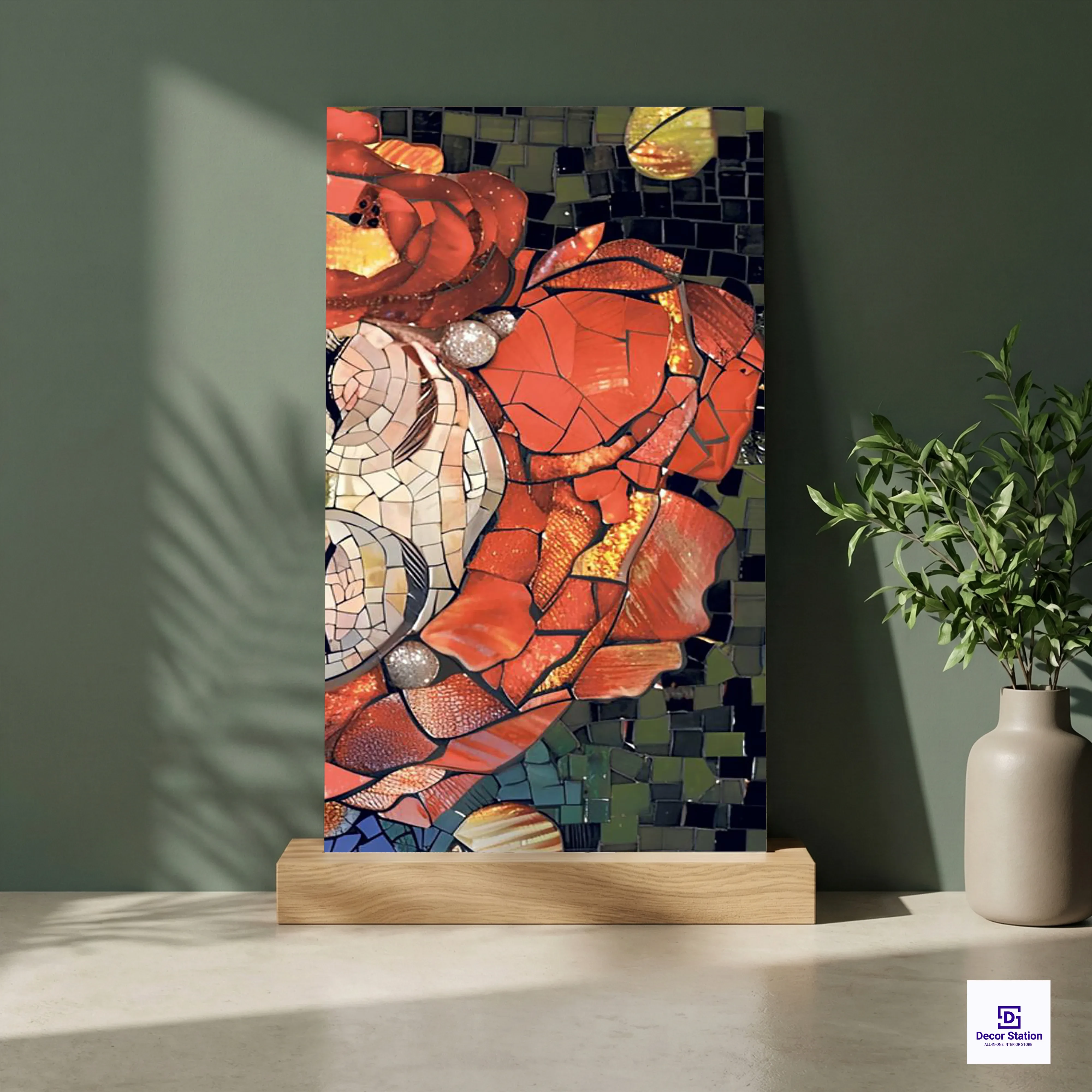 Red Cherry Artistic Matt Vitrified 2x4 ft 9mm tile | TL-54132-A