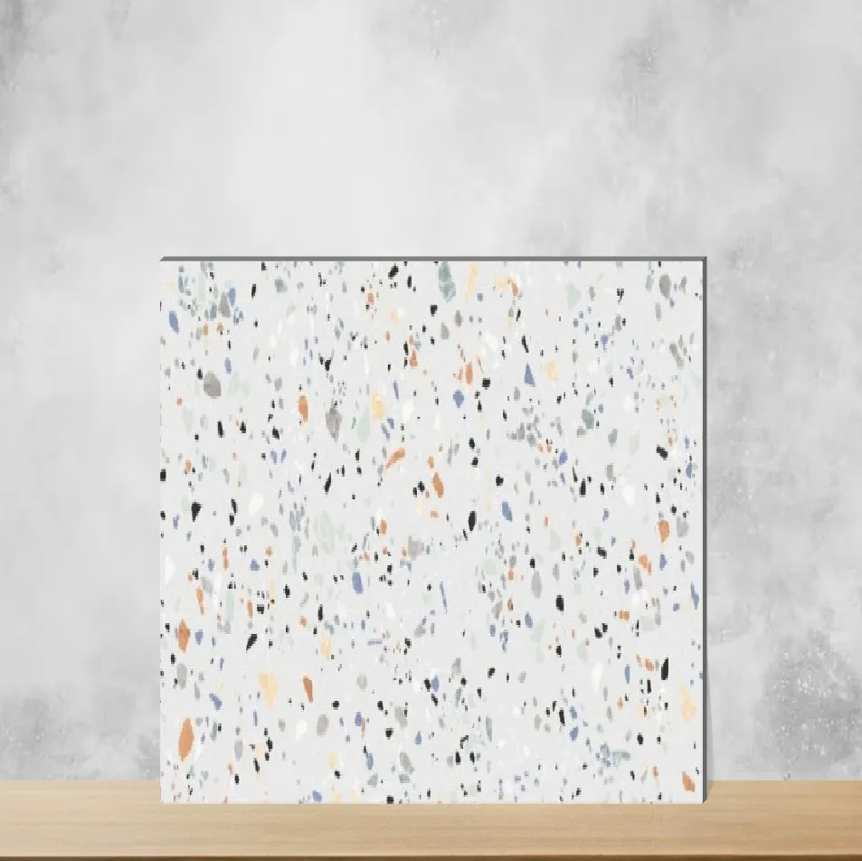 Ceramic Gobi Bianco Terrazzo Matt Rectangular Tiles TL-5905-G (24x12 inch | 8 mm)