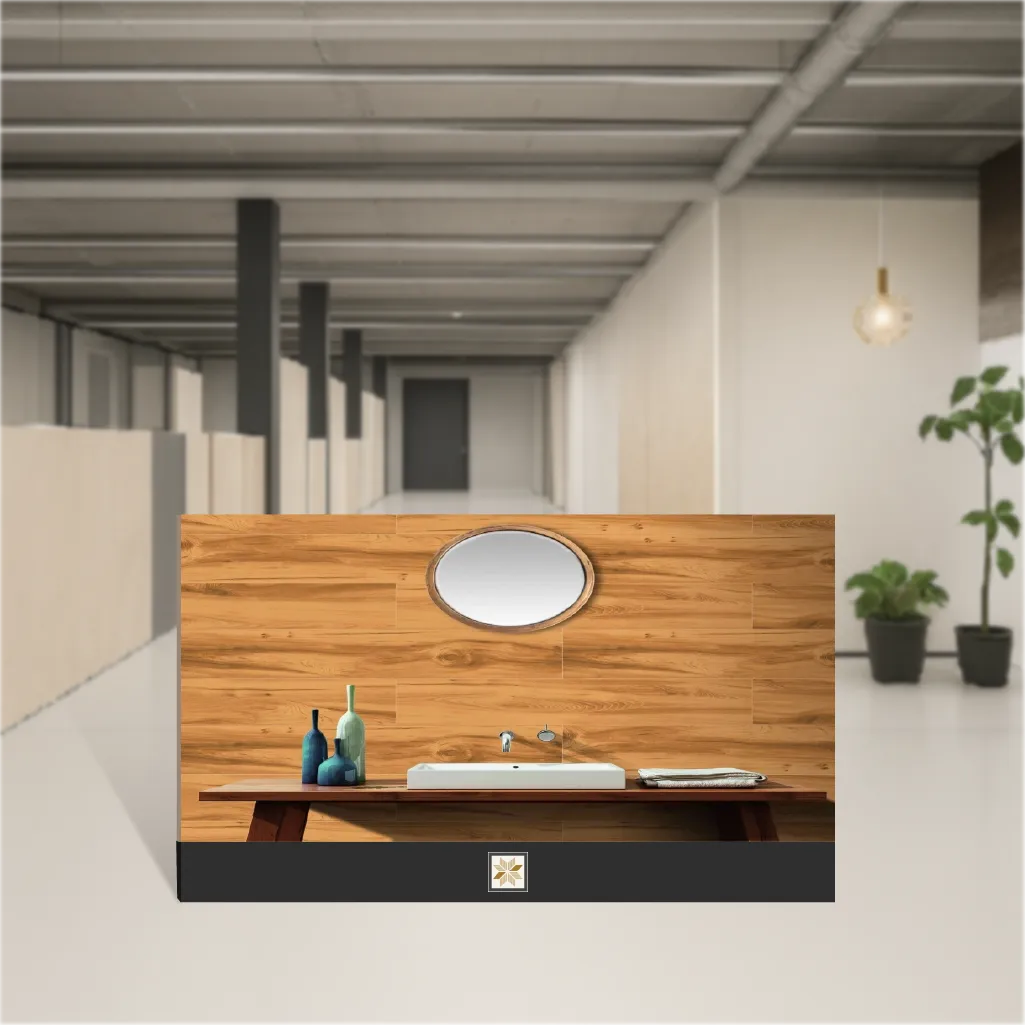 Wooden Effect Matt Rectangular Tiles TL-5483-B (48x8 inch | 9 mm)