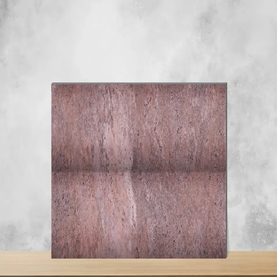 Ceramic Bamboo Rosy Brown Matt Rectangular Tiles TL-5487-B (12x3 inch | 9 mm)