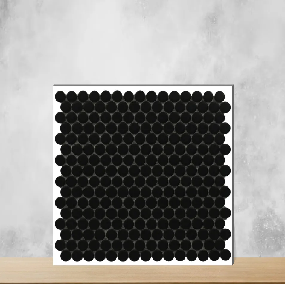 Penny Chiaro Caviar Matt Rectangular Tiles TL-591-D (11x13 inch | 8 mm)