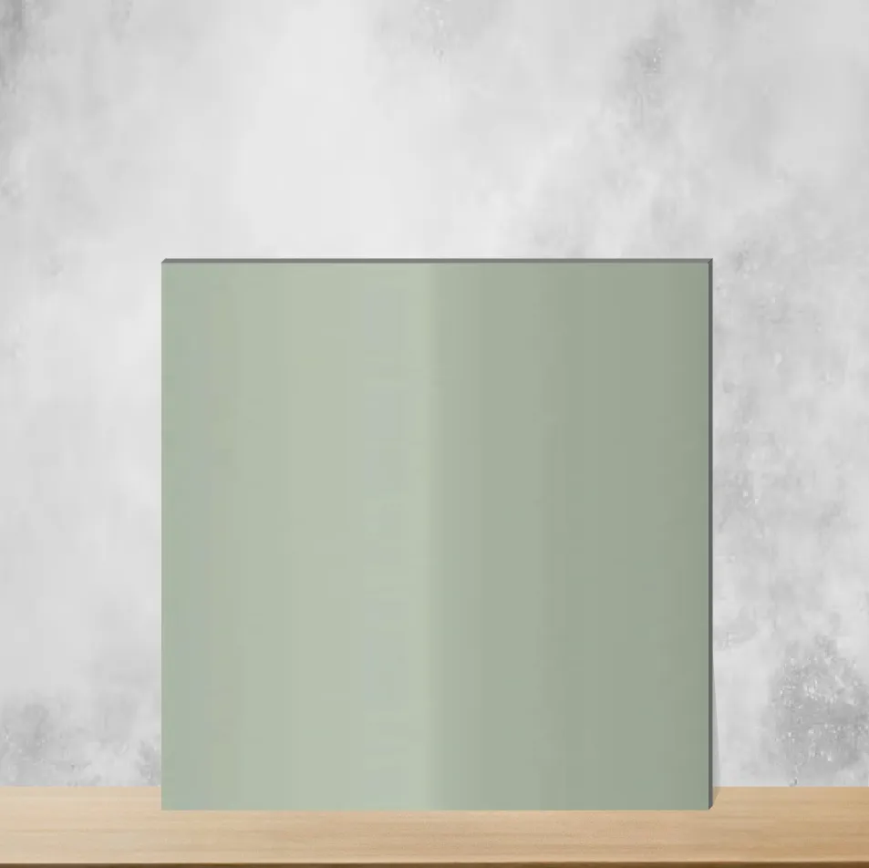 Ceramic Pentagone Lime Glossy Rectangular Tiles TL-5564-D (12x3 inch | 9 mm)