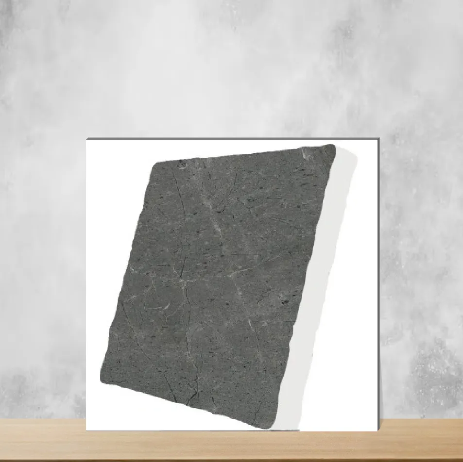 Vitrified Osco Charcoal Cement Look Matt Square Tiles TL-5688-C (8x8 inch | 18 mm)