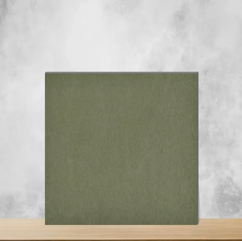 Vitrified Hook Green Plain Solids Matt Rectangular Tiles TL-5617-K (9x3 inch | 9 mm)