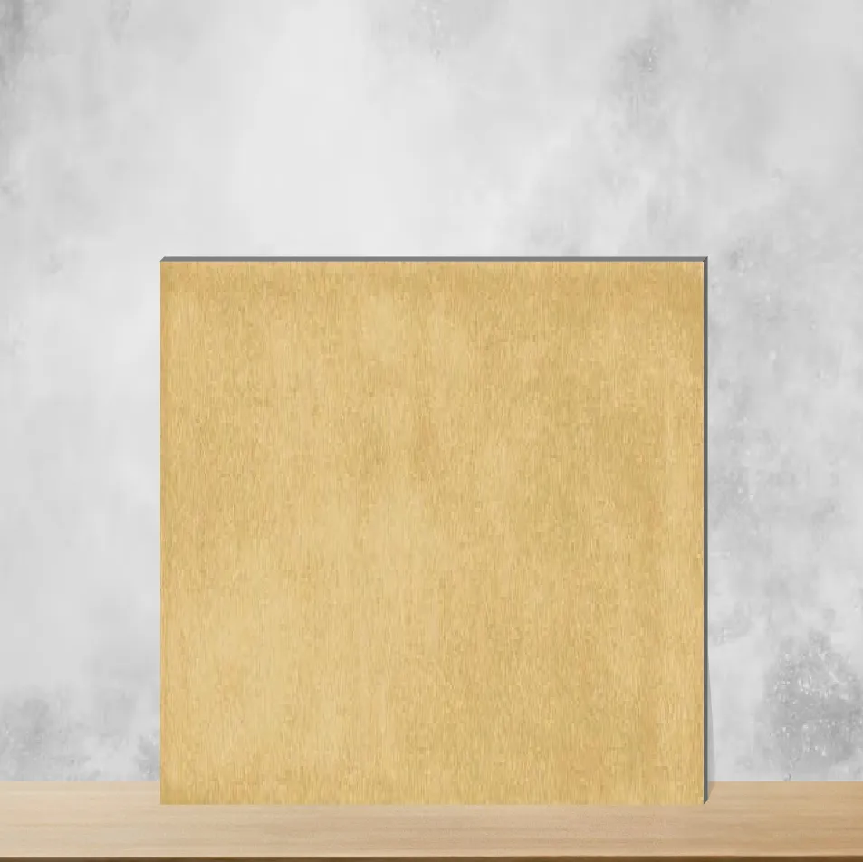 Ceramic Cambry Gold Glossy Rectangular Tiles TL-5600-D (12x3 inch | 9 mm)