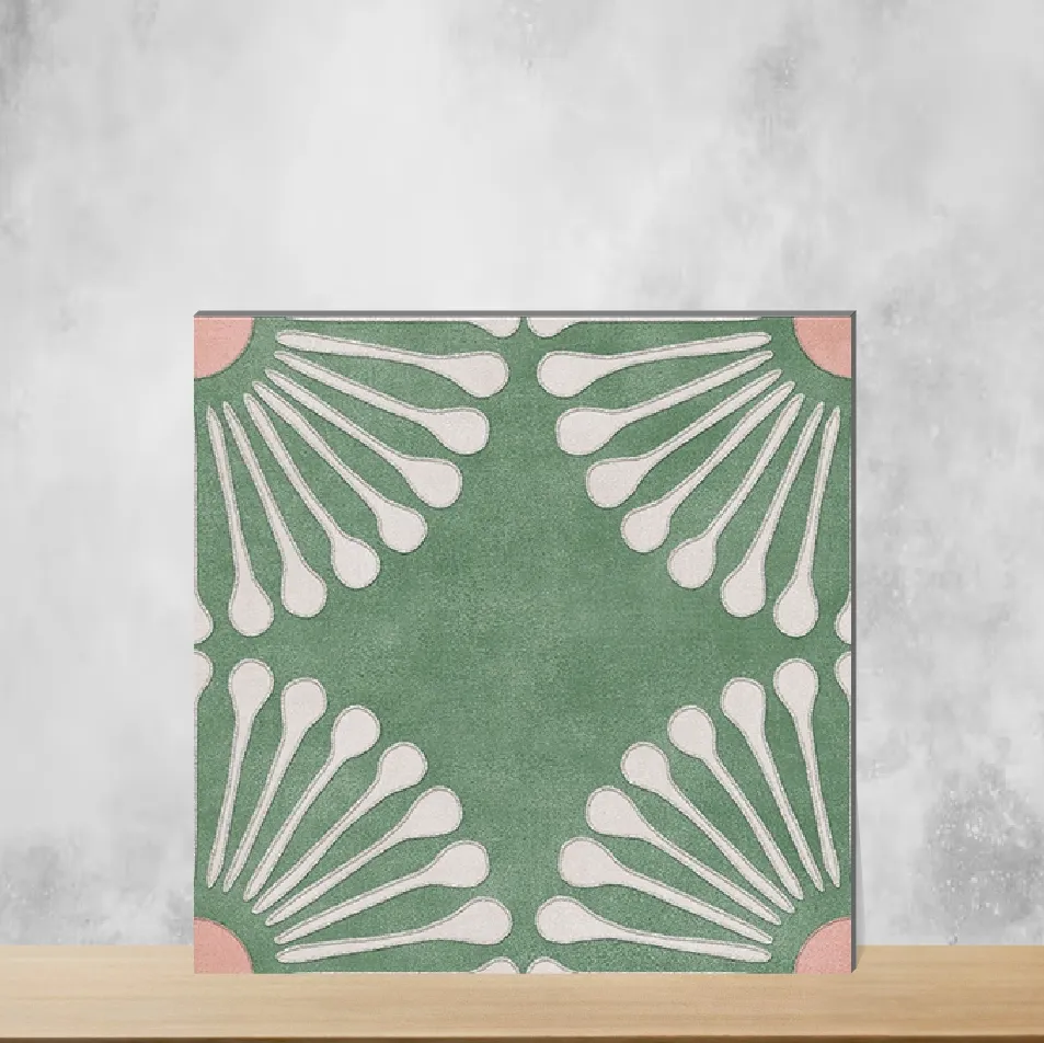 Ceramic Plana 4004 Granula Tropical Florals Matt Square Tiles TL-5620-C (12x12 inch | 9 mm)