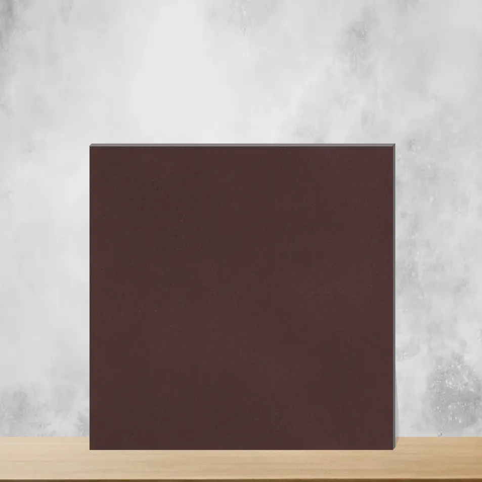 Ceramic Vintagia Retro Sepia Plain Solids Matt Square Tiles TL-5624-C (8x8 inch | 10 mm)