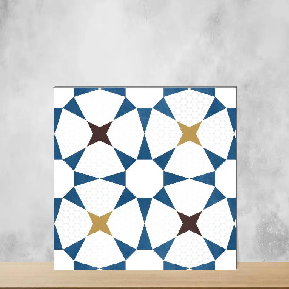 Ceramic Vintagia Prisma Moroccans Matt Square Tiles TL-5808-F (8x8 inch | 10 mm)