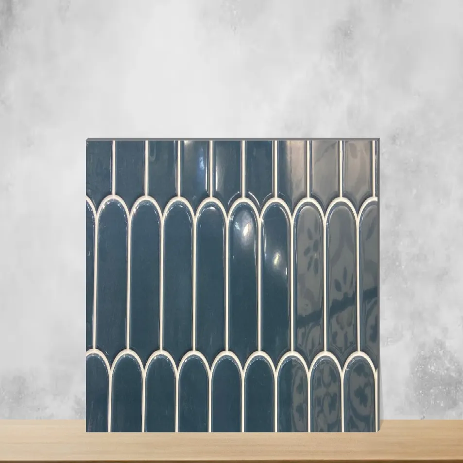 Ceramic Chromatic Glossy Rectangular Tiles TL-609-D (24x12 inch | 7 mm)