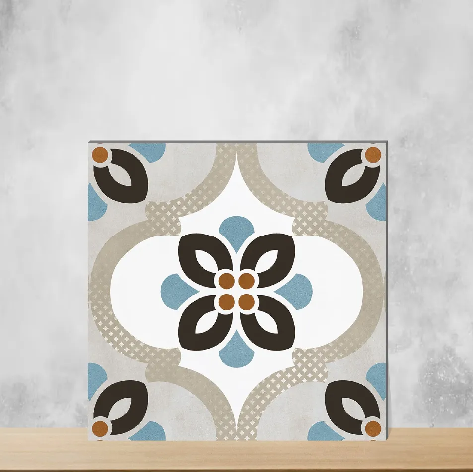 Ceramic Vintagia Gotic Moroccans Matt Square Tiles TL-5657-D (8x8 inch | 10 mm)