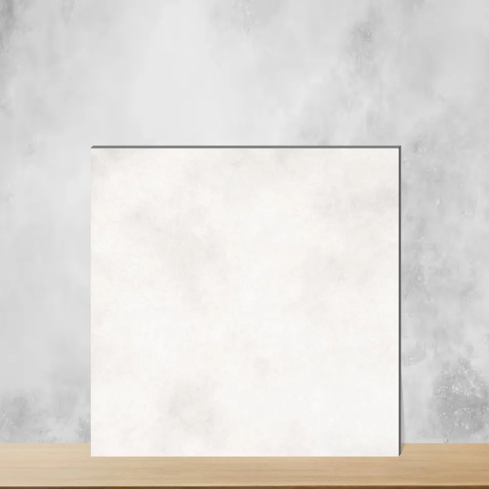 Vitrified Easton Bianc Plain Solids Glossy Square Tiles TL-5739-L (8x8 inch | 9 mm)