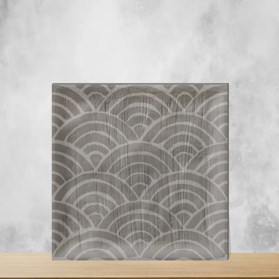 Ceramic Nordica Storm Veil Glossy Square Tiles TL-5928-Q (8x8 inch | 8 mm)