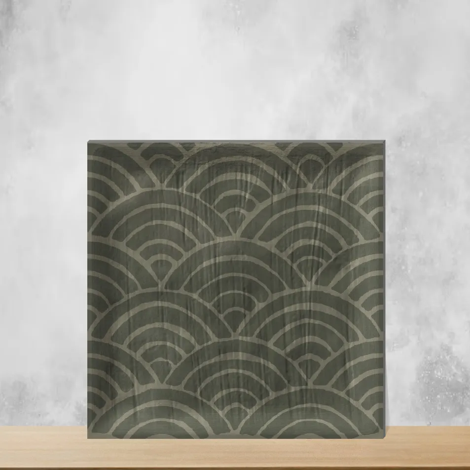 Ceramic Nordica Foggy Grove Glossy Square Tiles TL-5928-Z (8x8 inch | 8 mm)