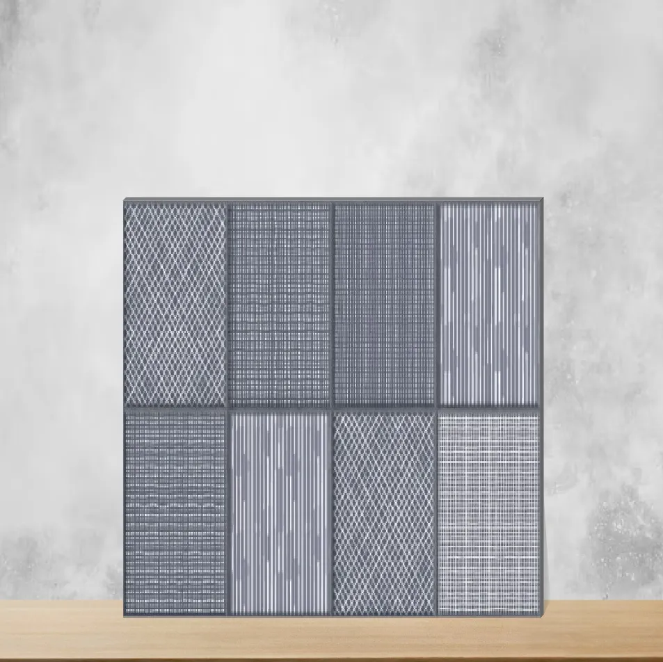 Ceramic Mandavi Royal Blue HL Highlighter Tiles Matt Rectangular Tiles TL-5891-D (24x12 inch | 8 mm)