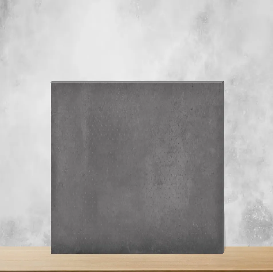 Ceramic B Mood Dark Grey Plain Solids Glossy Rectangular Tiles TL-5802-B (24x12 inch | 8 mm)