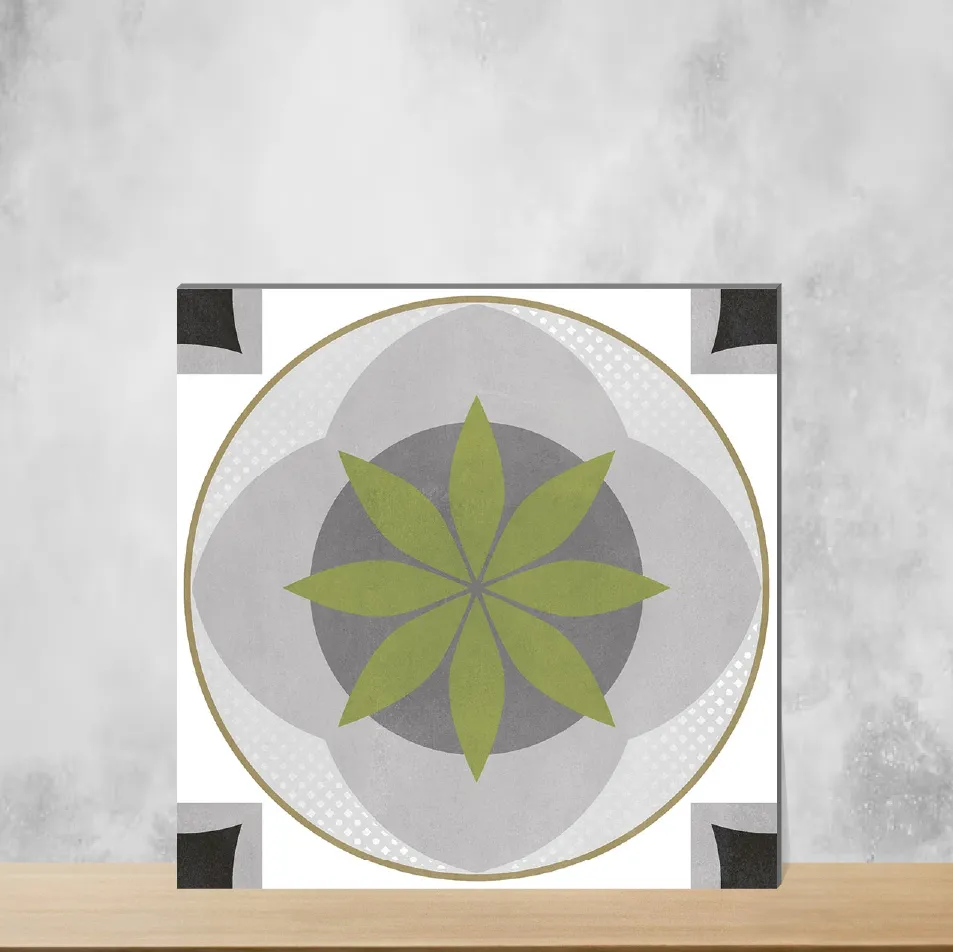 Ceramic Vintagia Medina Moroccans Matt Square Tiles TL-5808-D (8x8 inch | 10 mm)