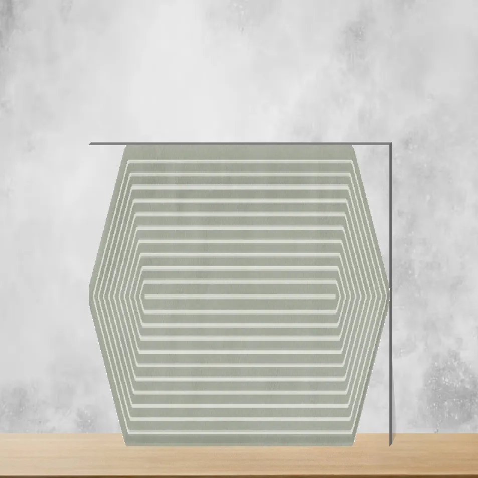 Ceramic Lineage Picket Ashwood Glossy Rectangular Tiles TL-5856-N (12x3 inch | 10 mm)