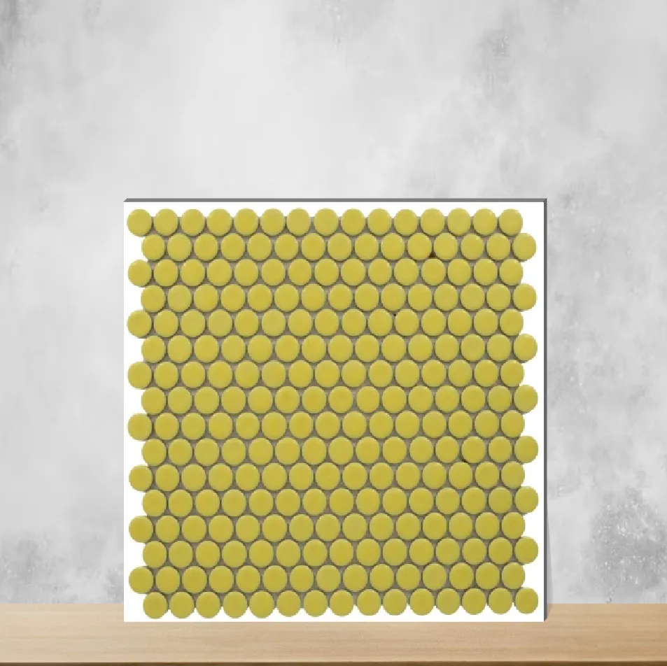 Penny Chiaro Canary Glossy Rectangular Tiles TL-591-B (11x13 inch | 8 mm)