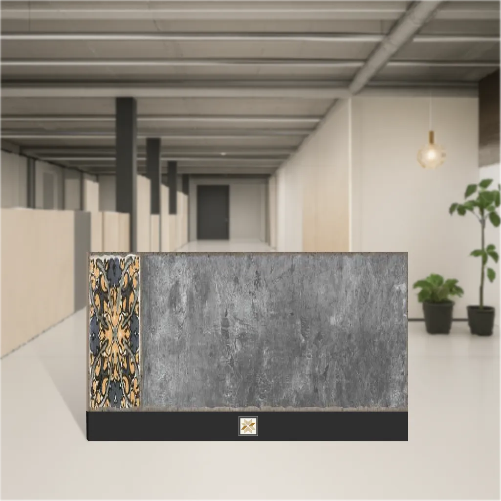 Vitrified Hannah Oscura Marbles & Stones Matt Rectangular Tiles TL-5909-D (36x6 inch | 9 mm)