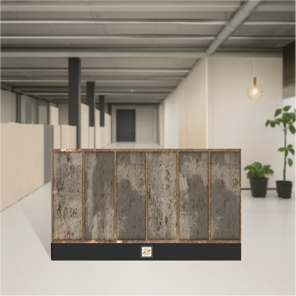 Vitrified Cicilia Verde Art Marbles & Stones Matt Rectangular Tiles TL-5931-H (36x6 inch | 9 mm)