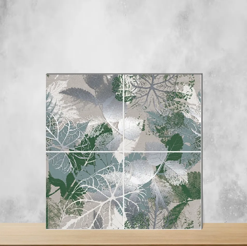 Ceramic Plana 8001 GLM Tropical Florals Matt Square Tiles TL-5932-C (12x12 inch | 9 mm)