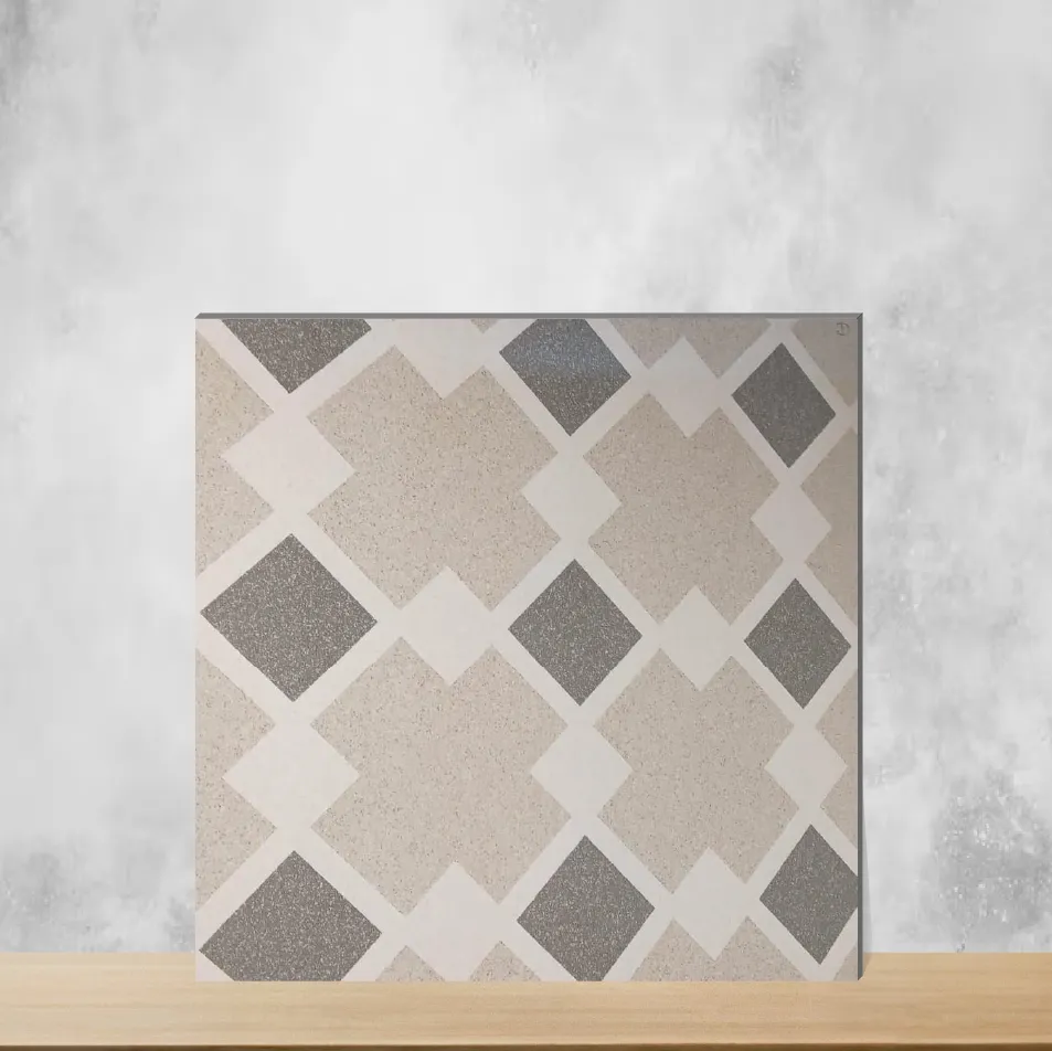 Vitrified Navy Crystal Weaved Prime Decor Matt Square Tiles TL-5954 (2x2 feet | 9 mm)