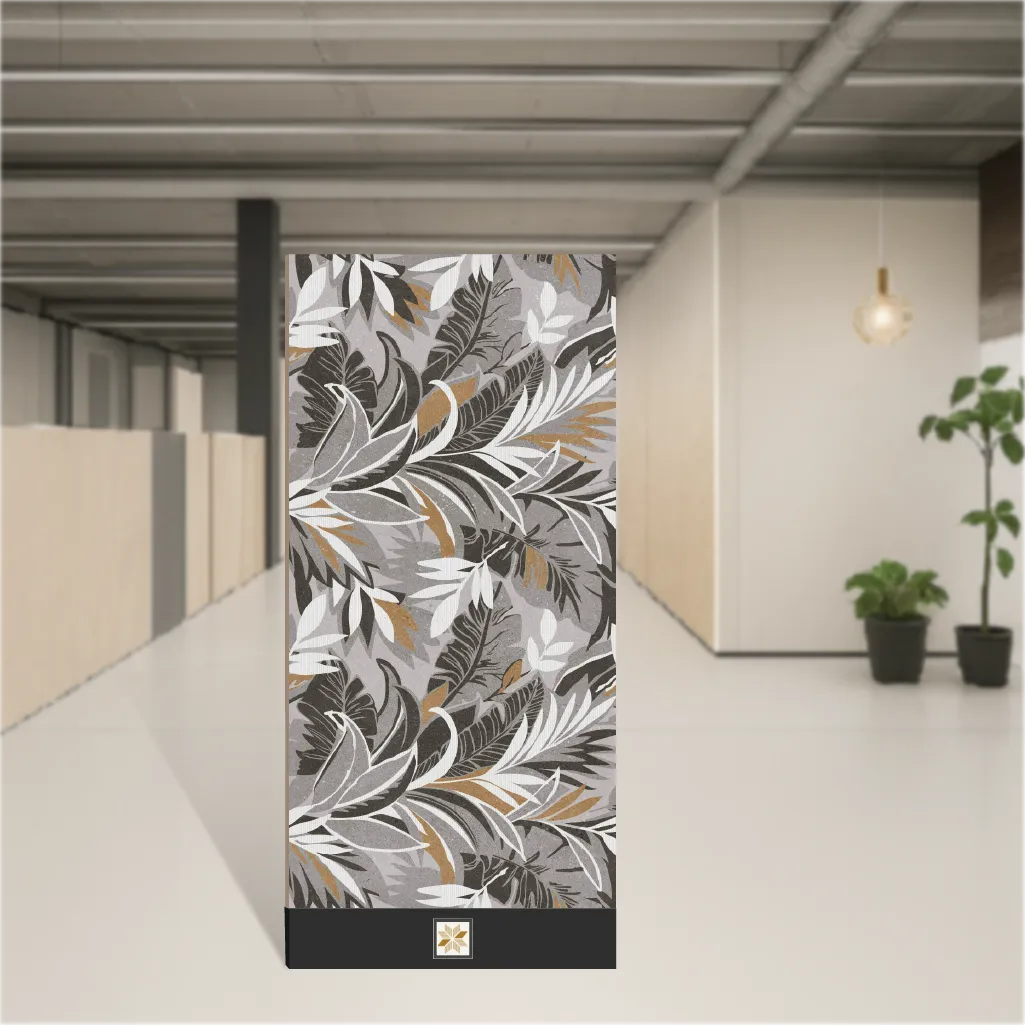 Vitrified Tropical Florals Matt Rectangular Tiles TL-597 (4x2 feet | 9 mm)