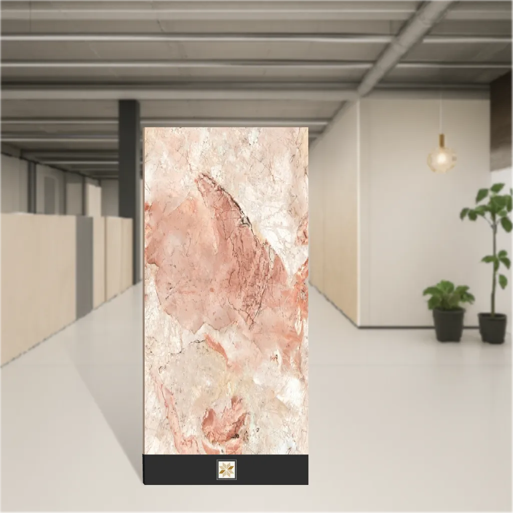 Vitrified Marbles & Stones Glossy Rectangular Tiles TL-6014 (4x2 feet | 9 mm)