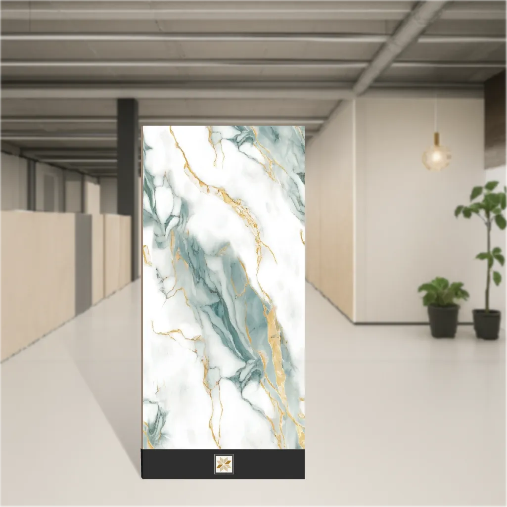 Vitrified Marbles & Stones Glossy Rectangular Tiles TL-6015 (4x2 feet | 9 mm)