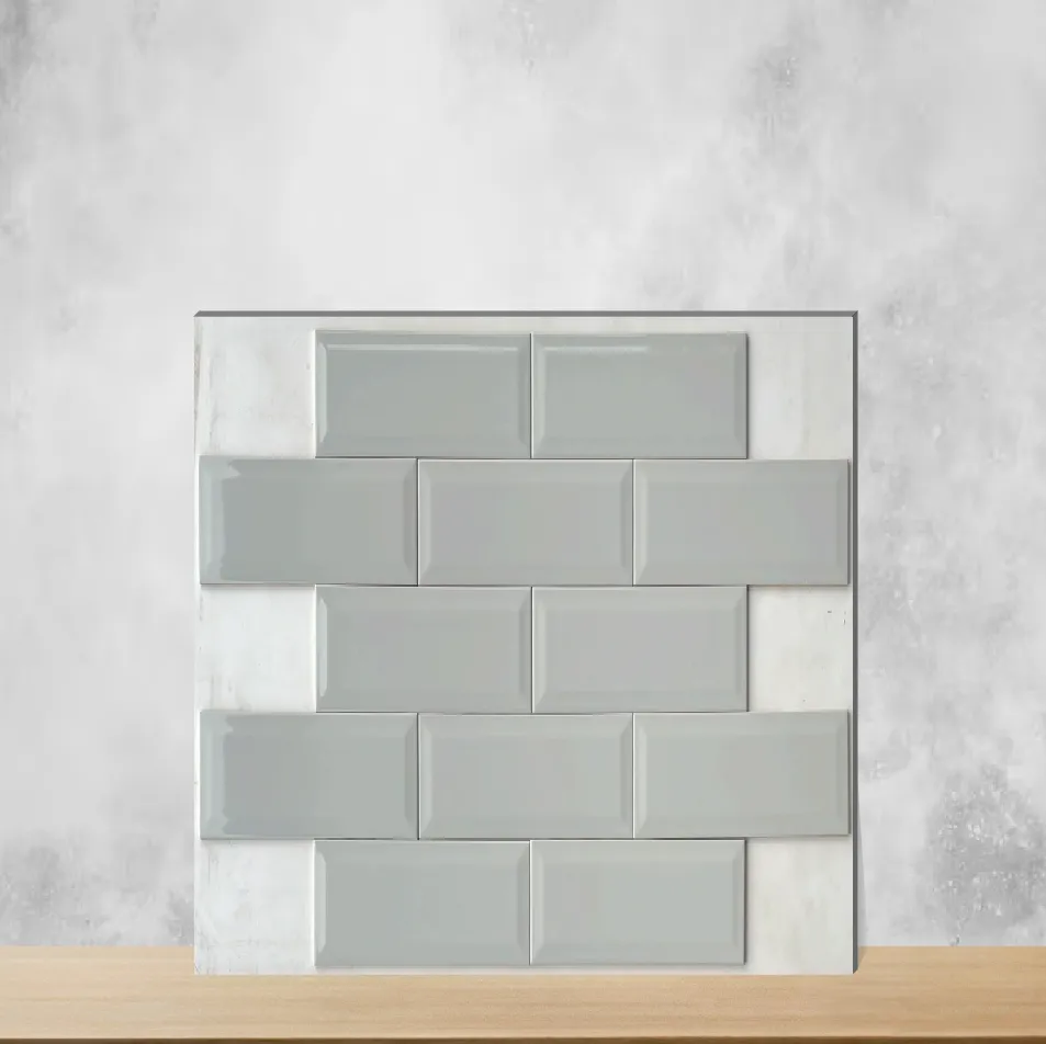 Ceramic Glossy Rectangular Tiles TL-6126-C (12x4 inch | 7 mm)