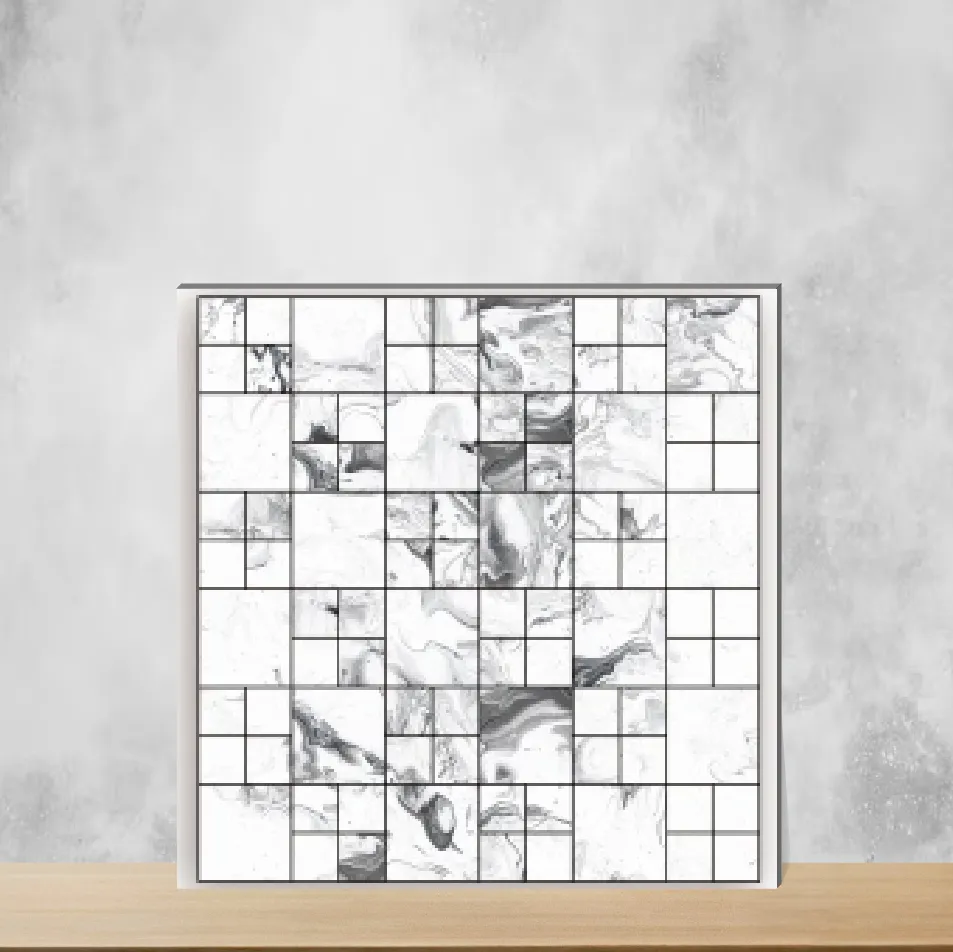 Vitrified Glossy Square Tiles TL-6195-D (12x12 inch | 10 mm)