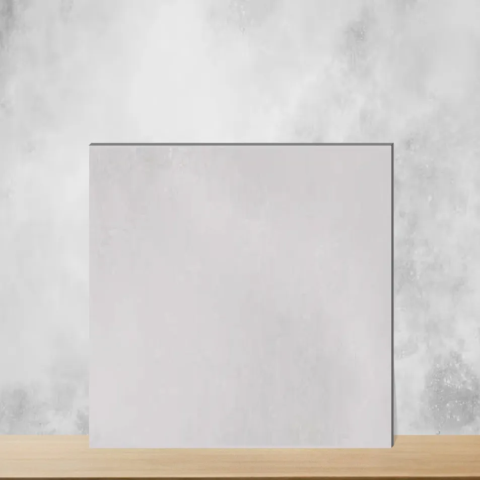 Ceramic Lustra Radiant Ivory Plain Solids Glossy Rectangular Tiles TL-6245-E (24x12 inch | 9 mm)