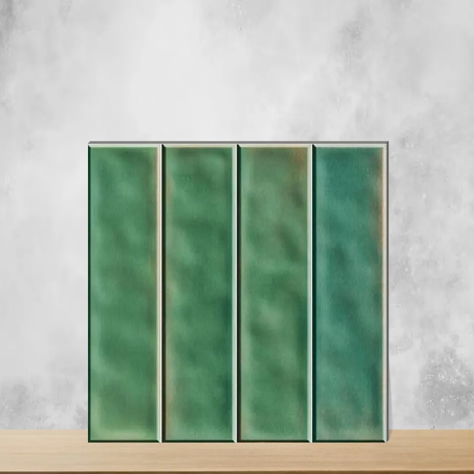 Ceramic Tikal Cosmo Fern Highlighter Tiles Glossy Square Tiles TL-6469-C (12x12 inch | 10 mm)