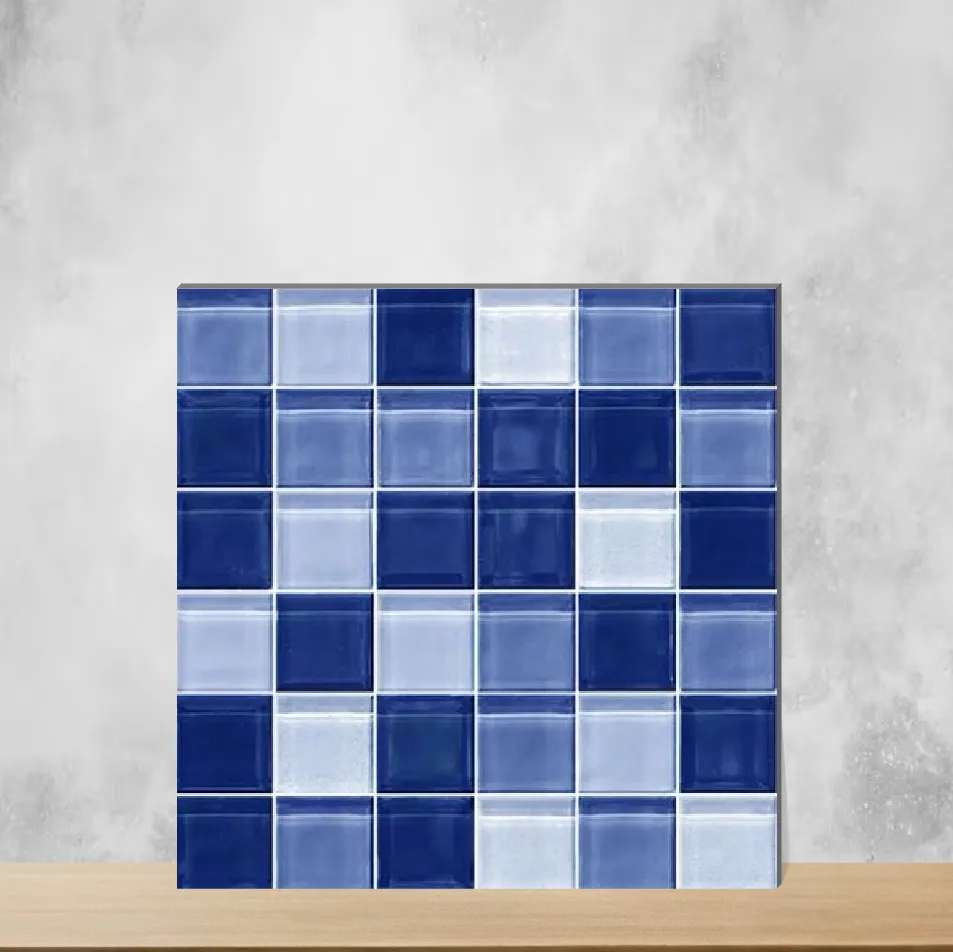 Ceramic Lusso Cosmo Shappire Glossy Square Tiles TL-6449-D (12x12 inch | 10 mm)