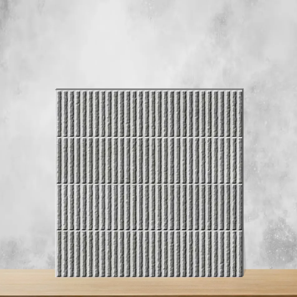 Ceramic Blend Cosmo Slate Glossy Square Tiles TL-6393-F (12x12 inch | 10 mm)