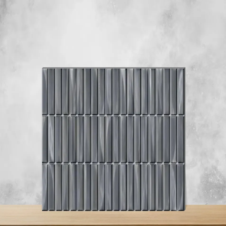 Ceramic Kitkat Cosmo Black Glossy Square Tiles TL-6395-C (12x12 inch | 10 mm)