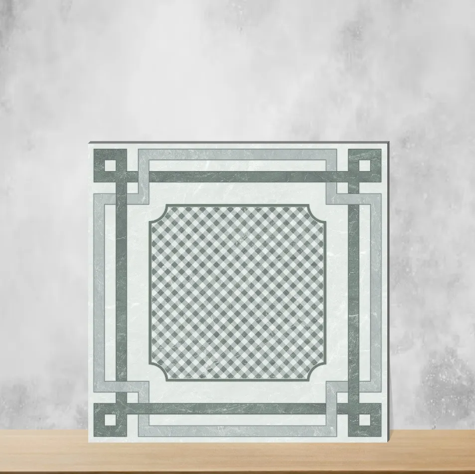 Vitrified Geometric & Abstracts Matt Square Tiles TL-6475 (2x2 feet | 9 mm)