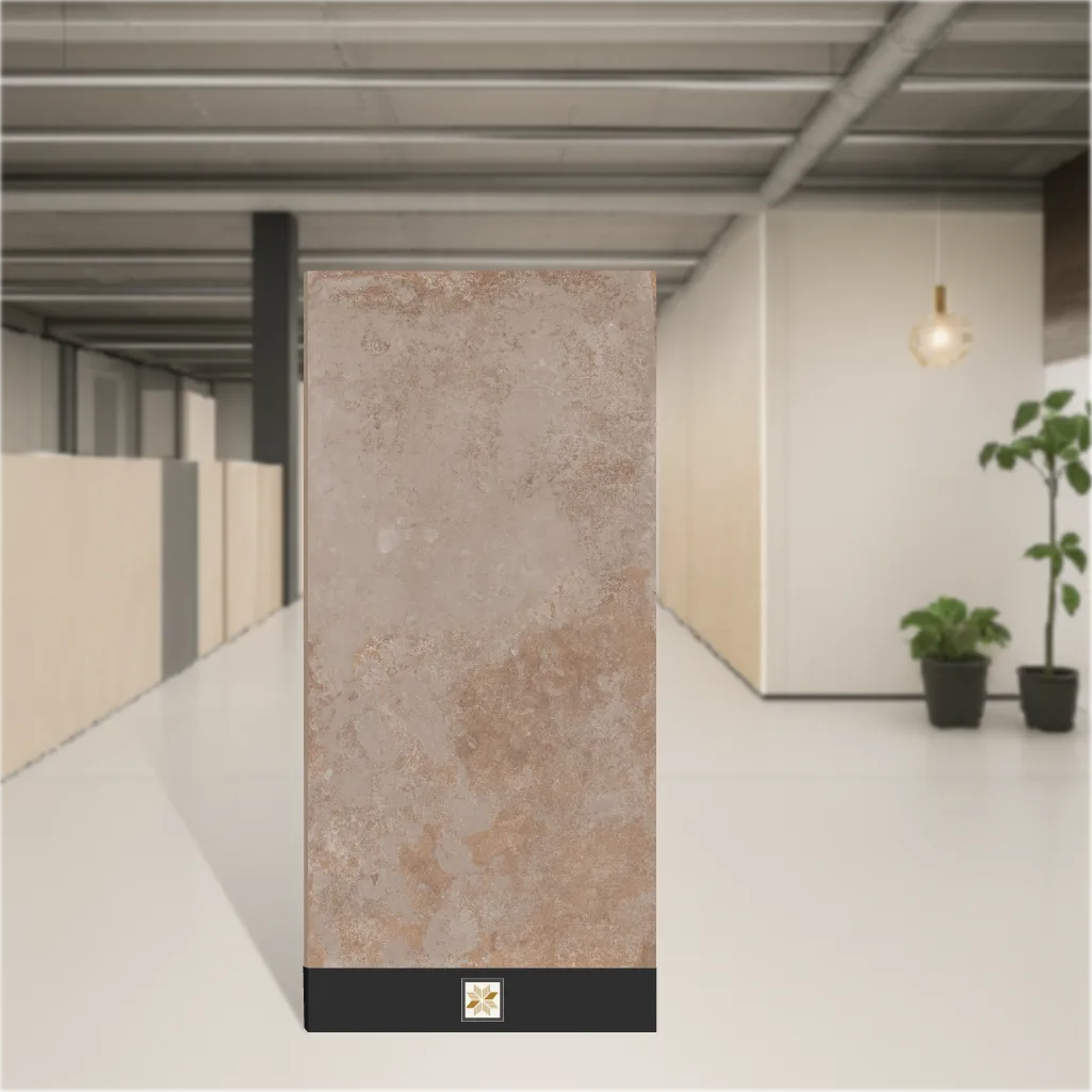 Vitrified Prestige Arfine Clay Marbles & Stones Matt Rectangular Tiles TL-6486 (4x2 feet | 9 mm)