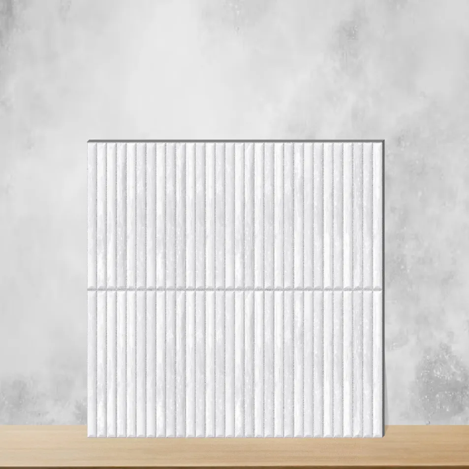 Ceramic Tones Ivory Gleam Glossy Rectangular Tiles TL-6884-C (24x12 inch | 9 mm)