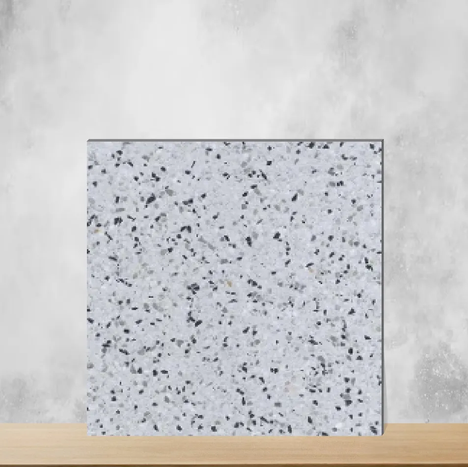 Vitrified Resign Terrazzo Matt Square Tiles TL-6781 (2x2 feet | 9 mm)
