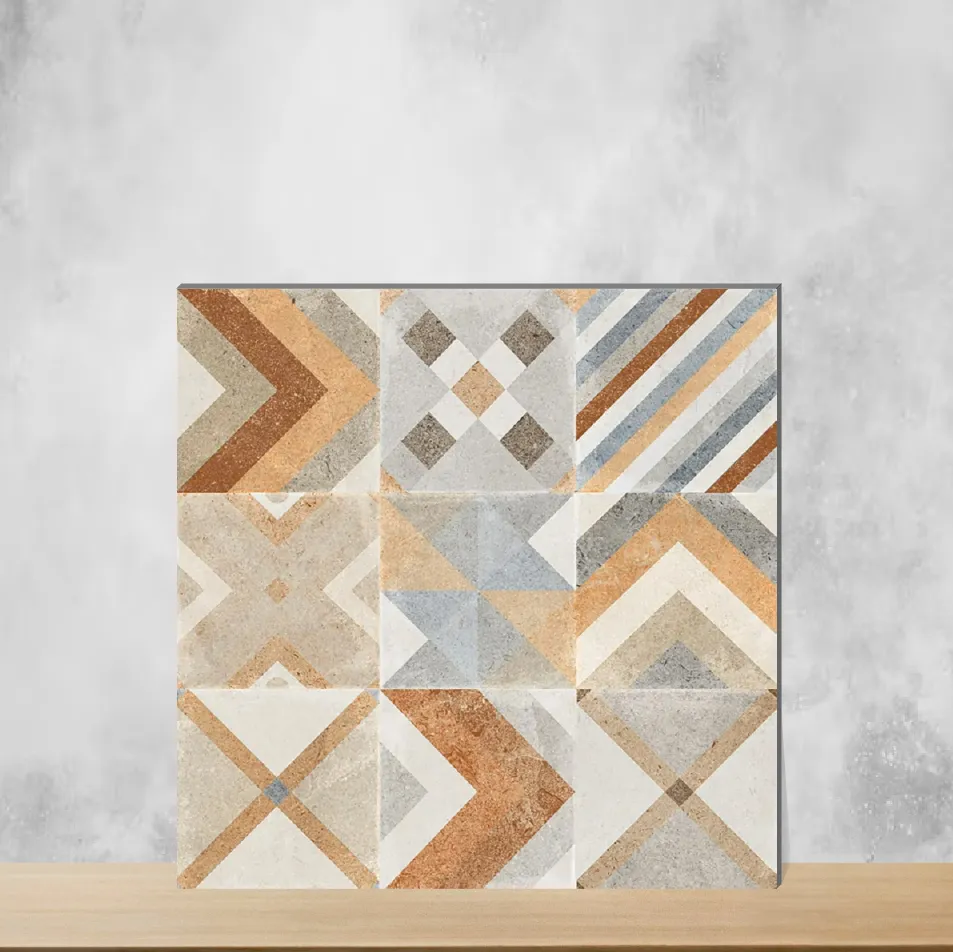 Vitrified Akota Moroccans Matt Square Tiles TL-6785 (2x2 feet | 9 mm)