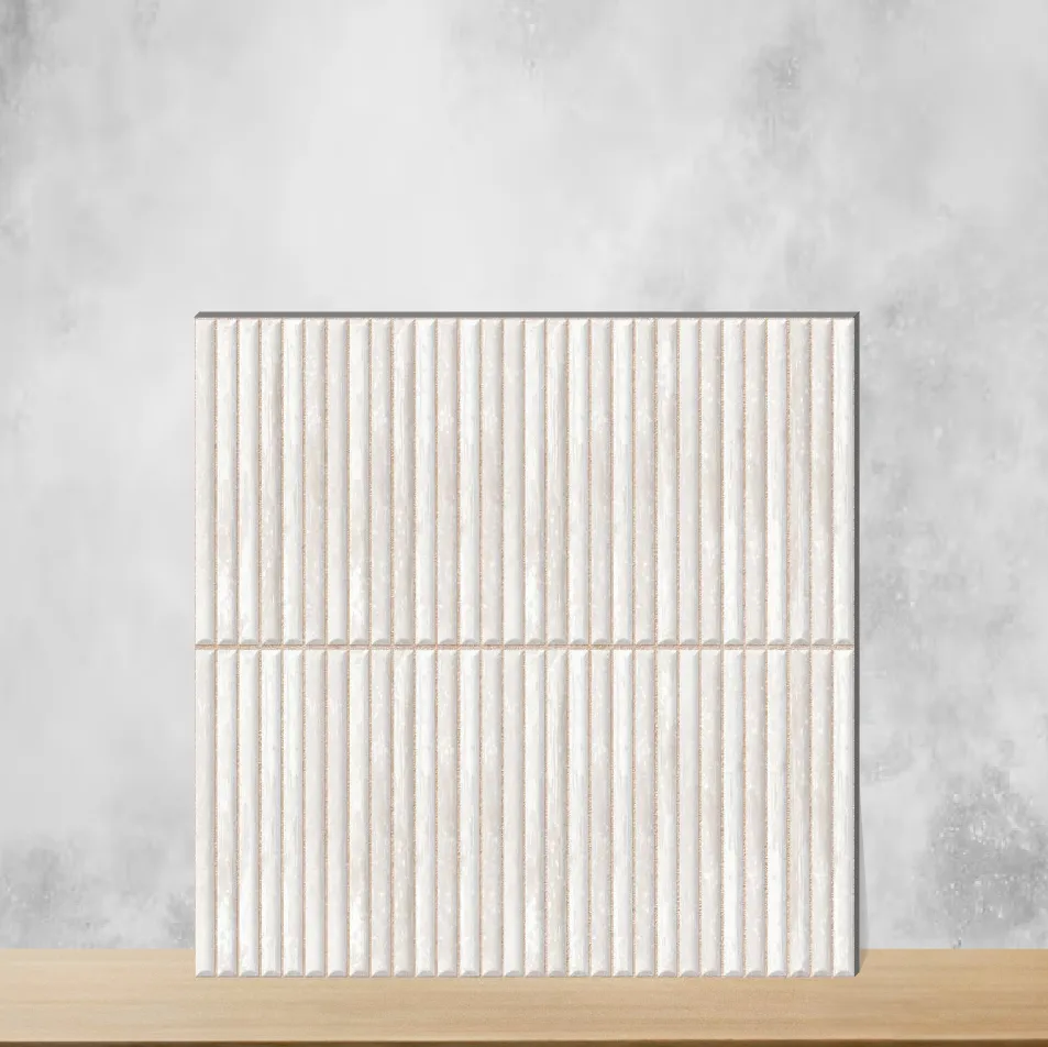 Ceramic Tones Snow Drift Glossy Rectangular Tiles TL-6884-G (24x12 inch | 9 mm)